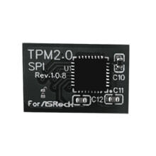 MóDulo de Seguridad de Cifrado TPM 2.0 Tarjeta Remota MóDulo de Seguridad SPI TPM2.0 de 14 Pines para ASROCK Placa Base