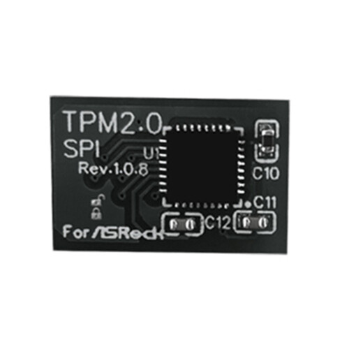 TPM 2.0 Encryption Security Module Remote Card 14 Pin SPI TPM2.0 Security Module for ASROCK Motherboard 1