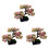3Pièces Mini Artificiel Rose Usage Décoration Accueil Maison 1