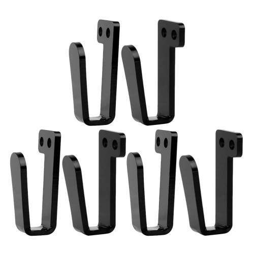 12Pairs Black Baseball Hat Storage Holder Wall Mount Cap Rack 2