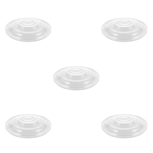 5Pièces Accessoires En Silicone Durable Anti-Reflux Transparent