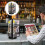 2Pcs Black Acrylic Rotatable Menu Holder Multi-Side Desktop Sign Stand 6