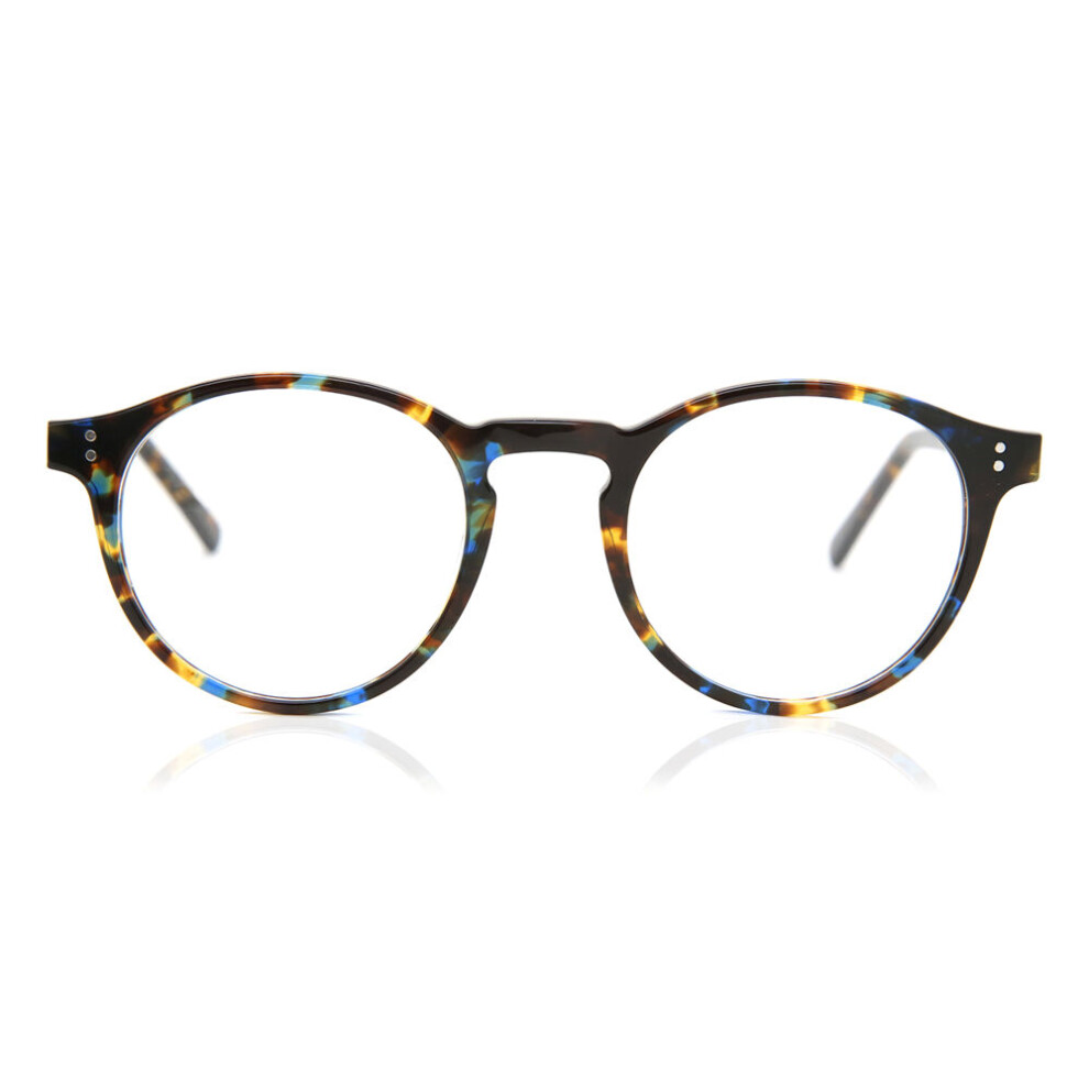 Smartbuy Collection Full Rim Oval Tortoise Pony Ac43c Unisex Eyeglasses