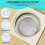 3Pcs Swimming Pool Skimmer Basket ABS Material White Filter Basket 8