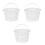 3Pcs Swimming Pool Skimmer Basket ABS Material White Filter Basket 10