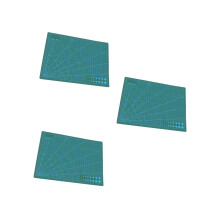 3Pièces Tapis De Coupe PVC Résistant Vert Pour Artisanat Couture