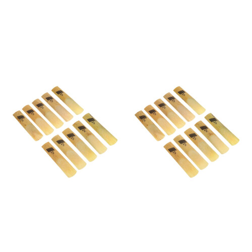 20Pièces Anches Alto Saxophone 2.5 Multi Couleur Rechange Qualité