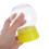 18Pcs Plastic Snow Globe Kit Yellow Clear Sphere for DIY Craft 3