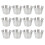 36Pcs Smooth Surface Silver Sauce Bowls for Home and Restaurant Use 2