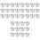 36Pcs Smooth Surface Silver Sauce Bowls for Home and Restaurant Use 4
