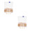 Office Pushpins Multi Color Wood Plastic Alloy with Storage Box 9