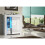 Sideboard Serene 83cm - White with Gloss Doors and LED Lights 2