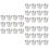 36Pcs Smooth Surface Silver Sauce Bowls for Home and Restaurant Use 7