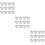 36Pcs Smooth Surface Silver Sauce Bowls for Home and Restaurant Use 9
