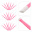 300Pcs Durable Pink Nail Art Placement Tool Rubber Tip Manicure Stick 11