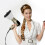 3Pcs White Pc Hair Dryer Diffuser for Curling & Drying Universal Fit 4