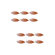 12Pièces Porte-Baguettes En Bois Marron Support Couverts Pour Table