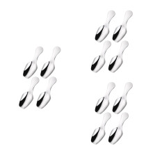 12Pièces Ustensiles Table Enfants Acier Inoxydable Argent, Pour Maison