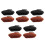 10Pcs Tiny Mini Beret Hats for Dolls Soft Felt Craft Accessories 5