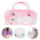 3Pcs Plush Hard Shell Eyeglass Case Cute Bear Design Portable Storage 6