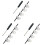 3Pcs Adjustable Finger Extensor Sleeves White for Instrument Practice 3