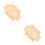 4Paires Danse Filles Coton Beige Chaussures Durables 8