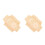 4Paires Danse Filles Coton Beige Chaussures Durables 9