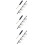 3Pcs Adjustable Finger Extensor Sleeves White for Instrument Practice 8