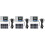 3Sets Multi-Color Silent Motor Solar Irrigation Controller Timer 5