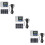 3Sets Multi-Color Silent Motor Solar Irrigation Controller Timer 10