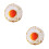 2Pcs Fried Egg Pet Blanket Soft Fuzz Multi-Color Cushion for Cats 3
