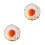 2Pcs Fried Egg Pet Blanket Soft Fuzz Multi-Color Cushion for Cats 4