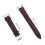 Dark Brown Universal Fit Watch Band Replacement with Quick Release 2