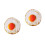 2Pcs Fried Egg Pet Blanket Soft Fuzz Multi-Color Cushion for Cats 8