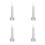 4Pcs Silver Meat Tenderizer Hammer Stainless Steel Kitchen Accessory 6