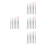 8Sets Telescoping Mop Handle Replacement Silver Metal Stick 7