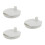 3Pcs White Leakproof Breastfeeding Pump Covers for Mom Hands-Free Use 4