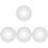 4Pcs Silver Convex Corner Mirrors Plastic Wide-Angle Security Mirrors 4