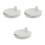 3Pcs White Leakproof Breastfeeding Pump Covers for Mom Hands-Free Use 8