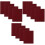 12Pièces Tapis De Perles Marron En Polyester, Antiglisse Pour 1