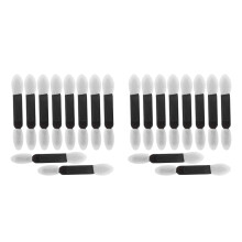 100Pièces Kit Pinceaux Yeux Double Tête Pour Looks Variés