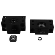 Screw Support Set Includes 1x Bk10 And 1x Bf10 For Sfu1204 Screw End Support Cnc Parts Bk / Bf10