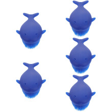 5Pièces Brosse Nettoyage Silicone Bain Détente