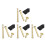 8Ensembles Kit Réparation Rivets Écrous Pour Éventail Pliable 10