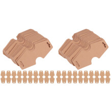 Cartes Présentoir Colliers Papier Durable Marron