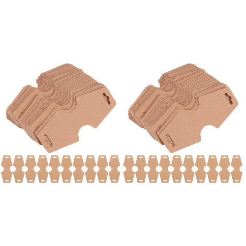 Cartes Présentoir Colliers Papier Durable Marron