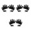 3Paires -Digits Noir Cyclisme Confortables Respirants 1