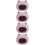 4Pcs Durable Ceramic Hamster Hideout Purple Small Pet Rest House 4