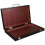 3Pcs Durable Walnut Wood Portable Paint Organizer with Brush Holder 3