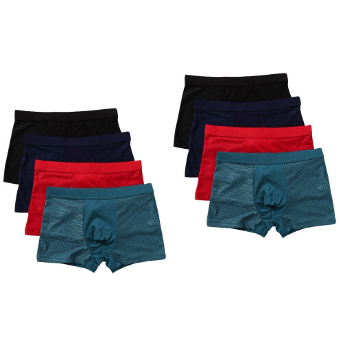 8Pièces Slips Hommes Stylés Lisse Protection